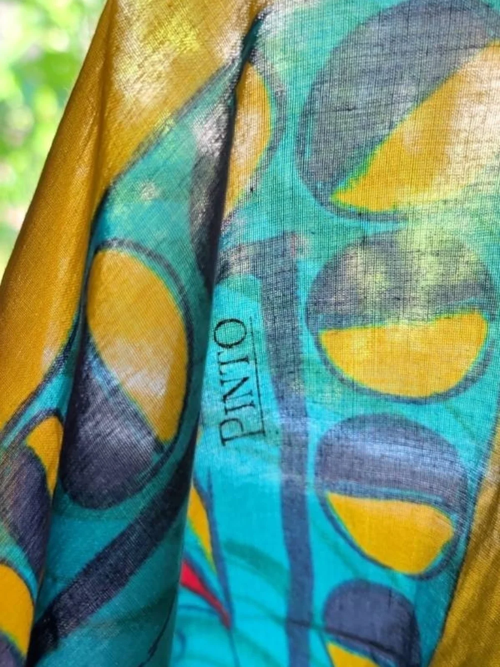 RARE Collectible Vintage 1982/1983 PINTO Luxury Cotton Resort Pareo / Sarong